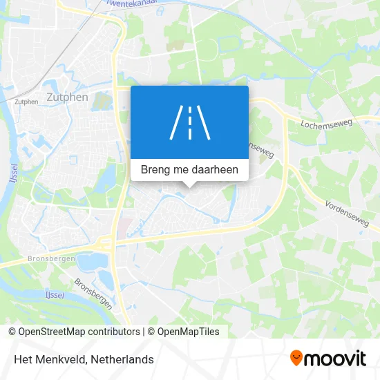 Het Menkveld kaart