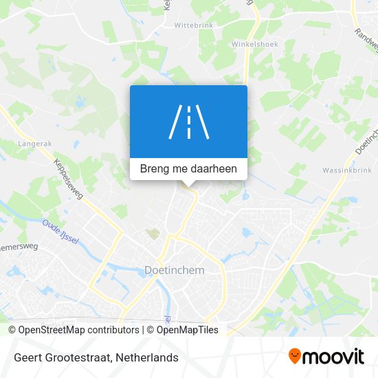Geert Grootestraat kaart