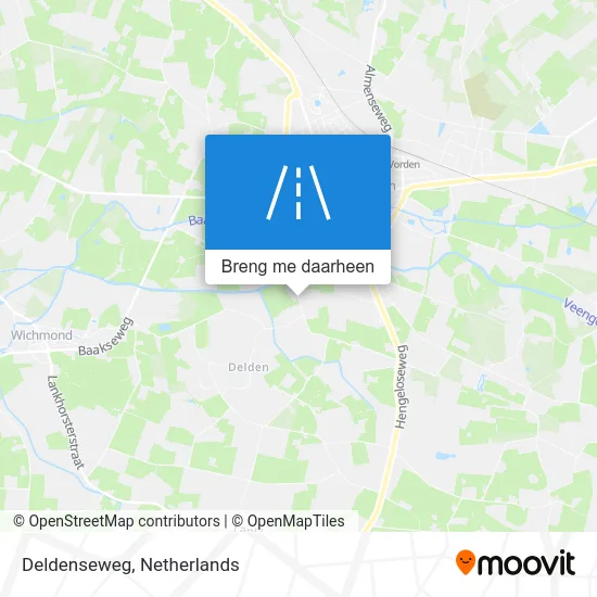 Deldenseweg kaart