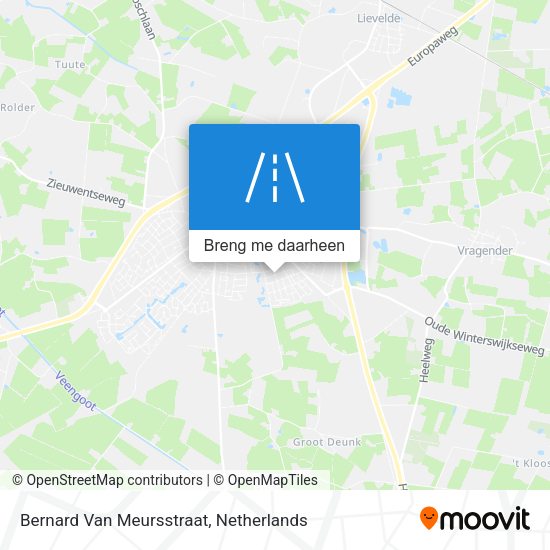Bernard Van Meursstraat kaart