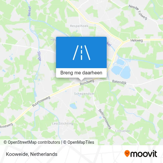 Kooweide kaart