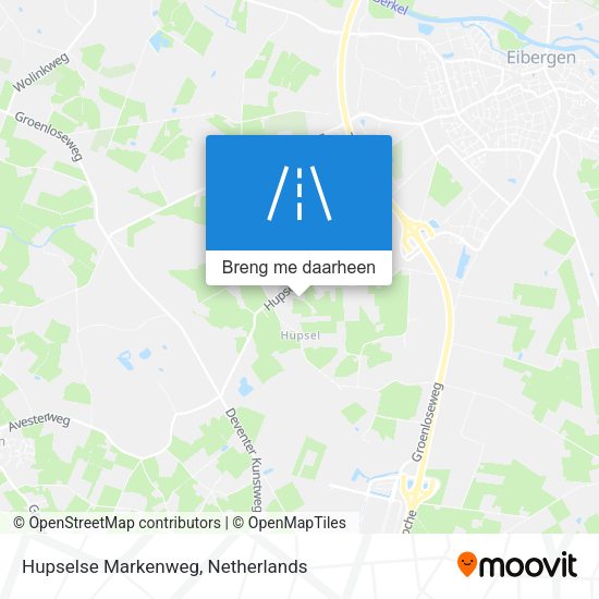 Hupselse Markenweg kaart