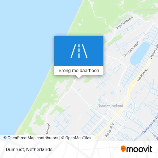 Duinrust kaart