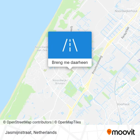 Jasmijnstraat kaart