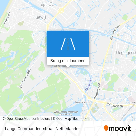 Lange Commandeurstraat kaart