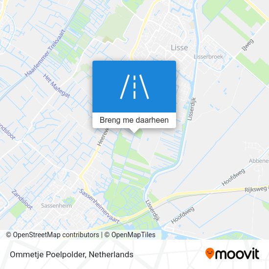 Ommetje Poelpolder kaart