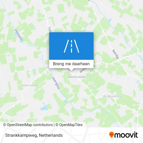 Strankkampweg kaart