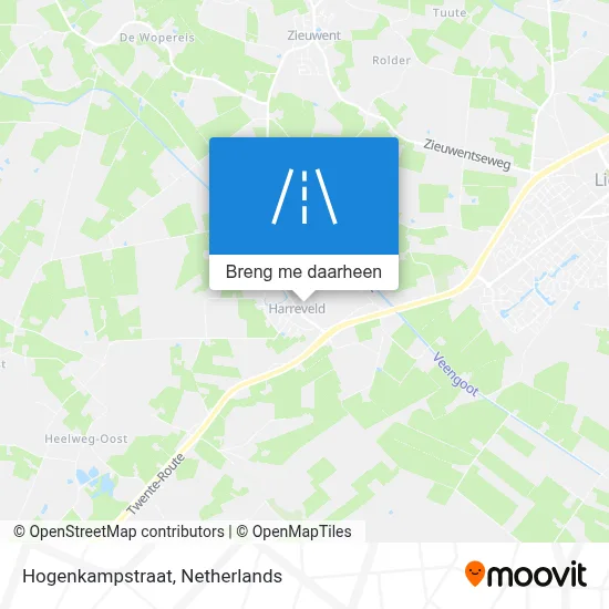 Hogenkampstraat kaart