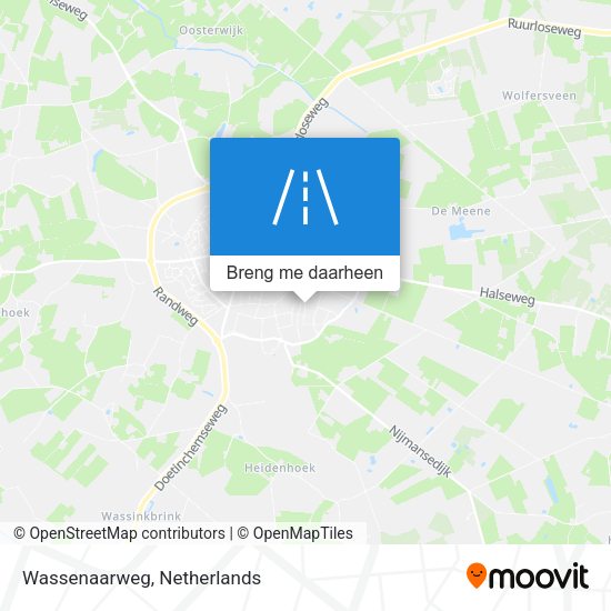 Wassenaarweg kaart