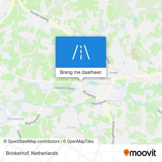 Brinkerhof kaart