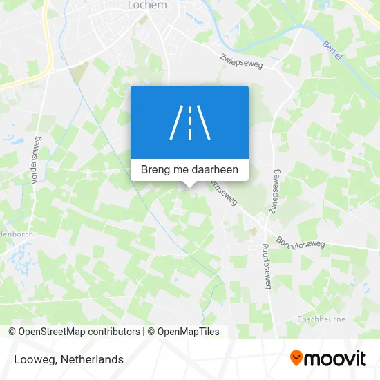 Looweg kaart