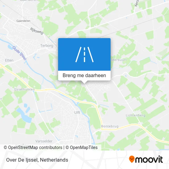 Over De Ijssel kaart