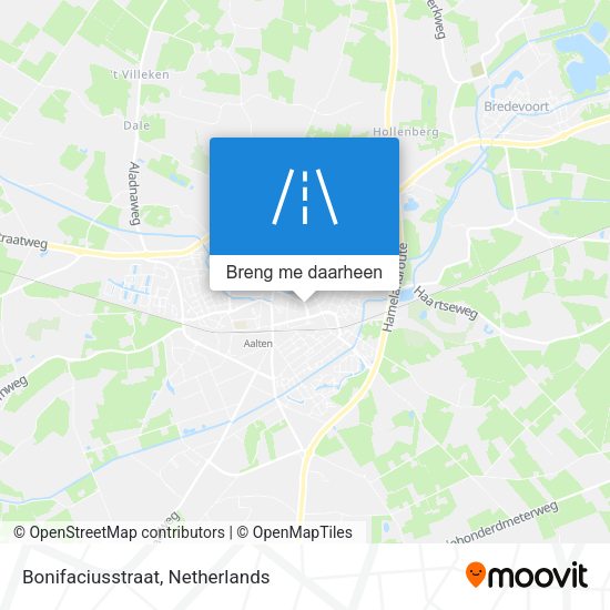 Bonifaciusstraat kaart