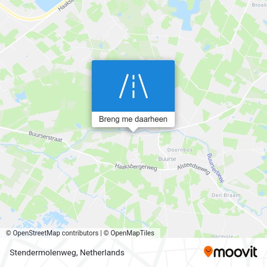 Stendermolenweg kaart