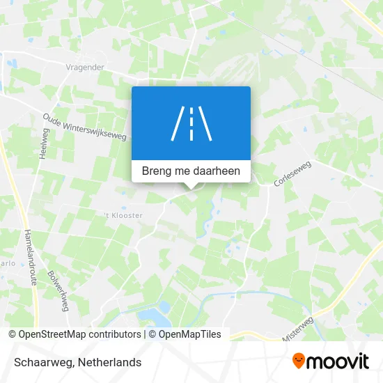 Schaarweg kaart