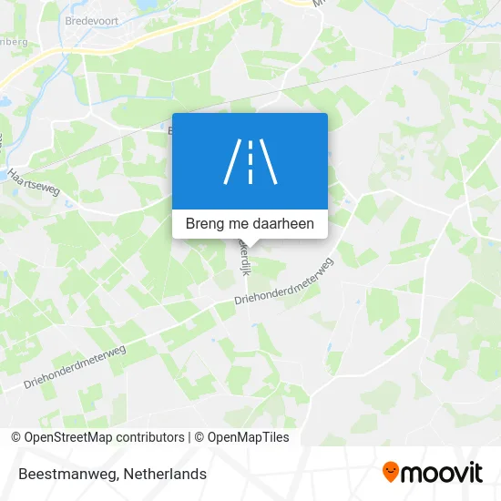 Beestmanweg kaart