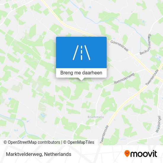 Marktvelderweg kaart