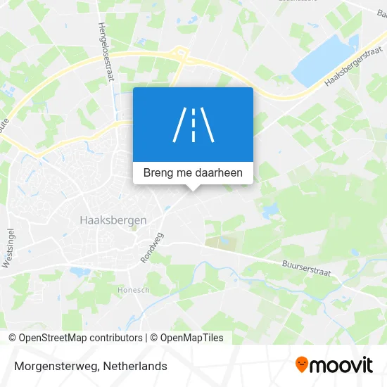 Morgensterweg kaart