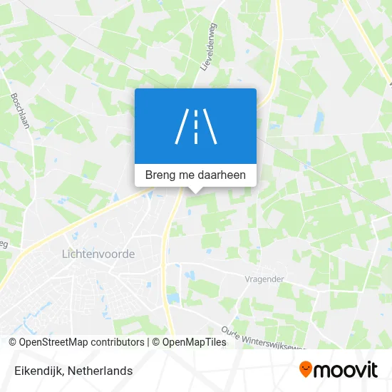 Eikendijk kaart
