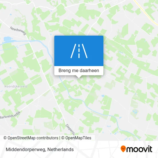 Middendorperweg kaart