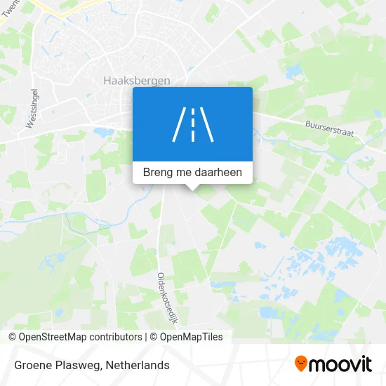 Groene Plasweg kaart