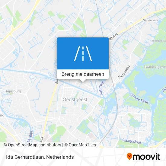Ida Gerhardtlaan kaart