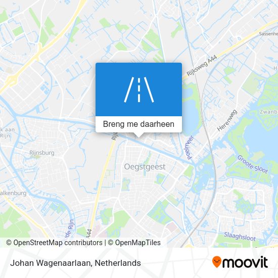 Johan Wagenaarlaan kaart