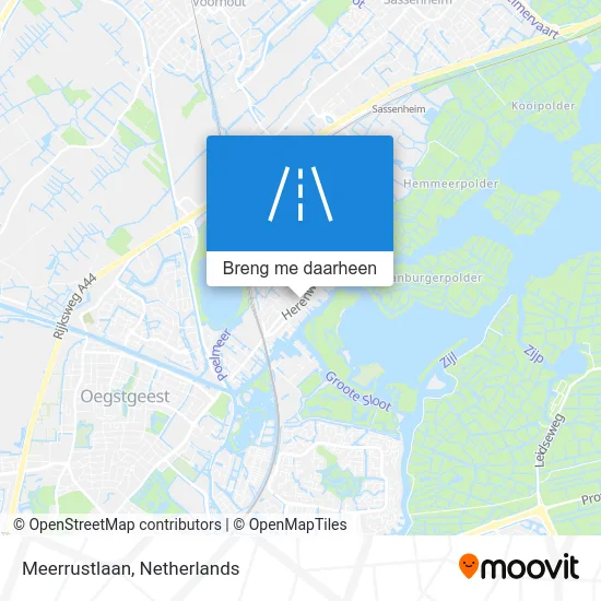 Meerrustlaan kaart
