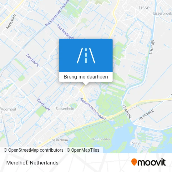 Merelhof kaart