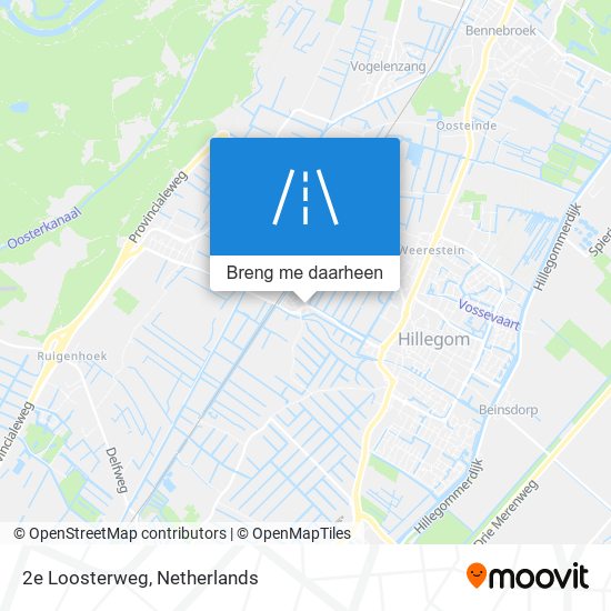 2e Loosterweg kaart