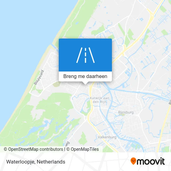 Waterloopje kaart