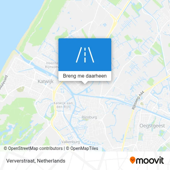 Ververstraat kaart