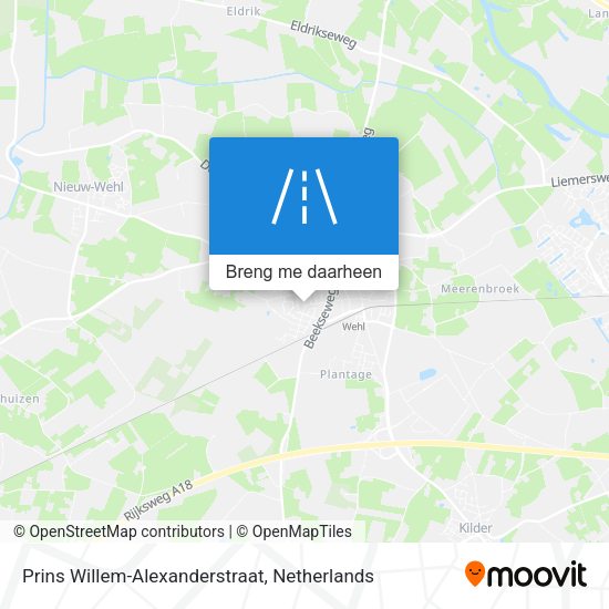 Prins Willem-Alexanderstraat kaart