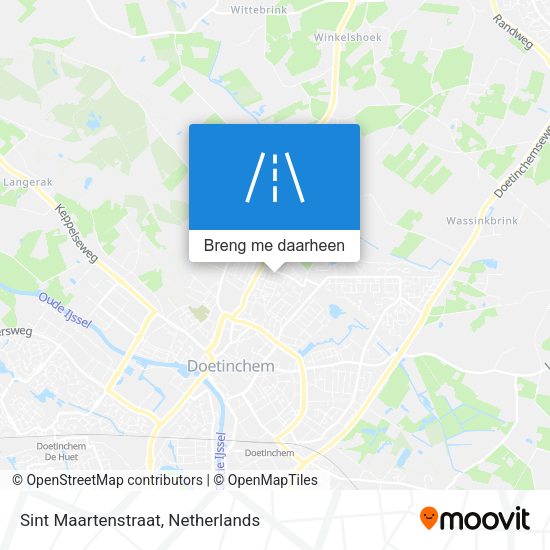 Sint Maartenstraat kaart