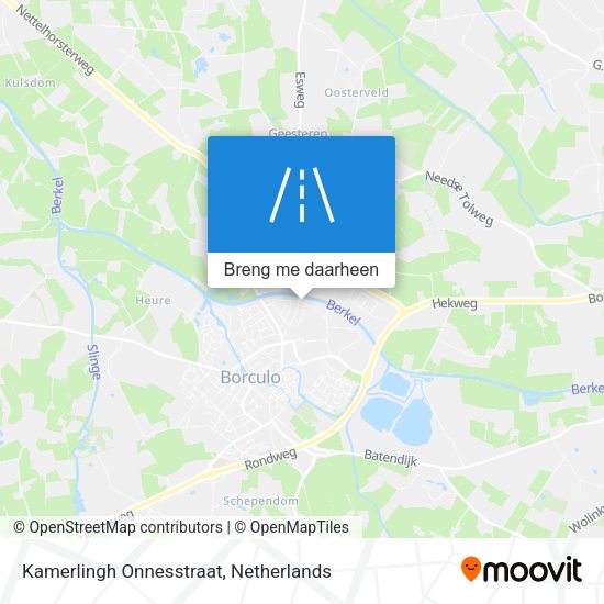 Kamerlingh Onnesstraat kaart