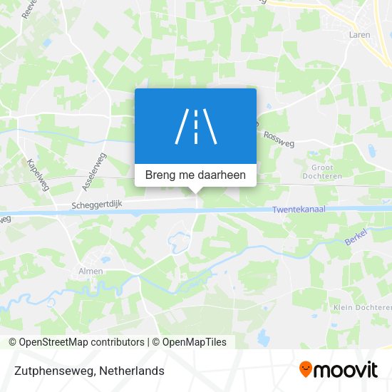 Zutphenseweg kaart