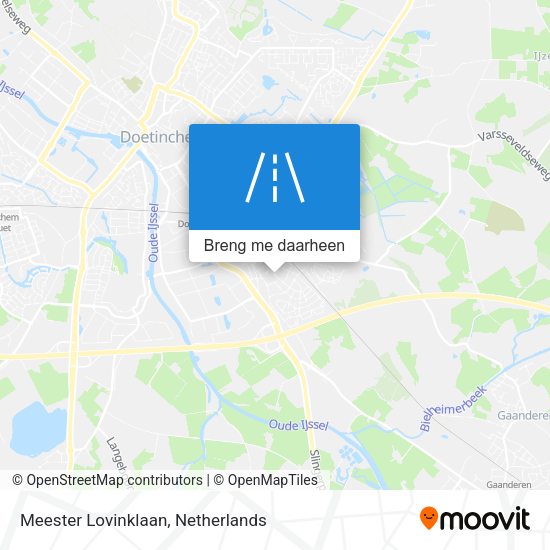 Meester Lovinklaan kaart