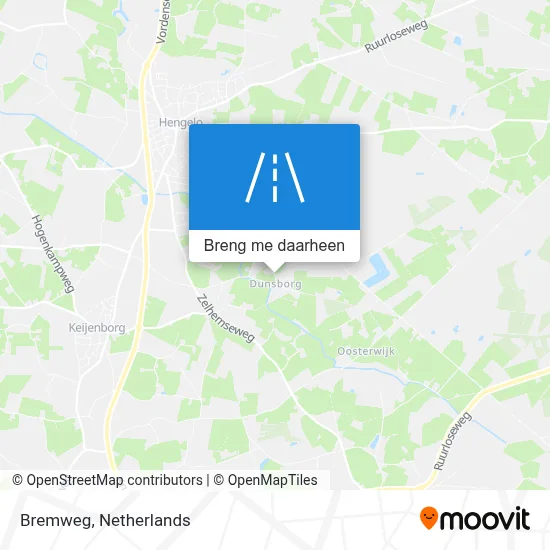 Bremweg kaart