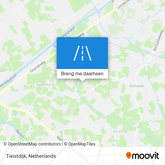 Twistdijk kaart