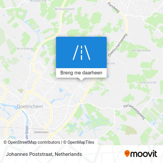 Johannes Poststraat kaart