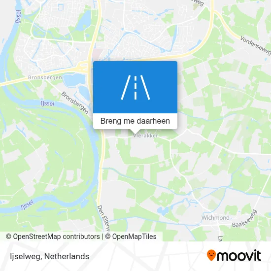 Ijselweg kaart
