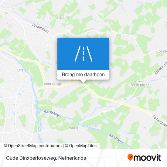 Oude Dinxperloseweg kaart