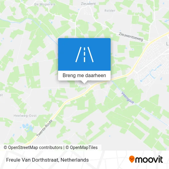 Freule Van Dorthstraat kaart