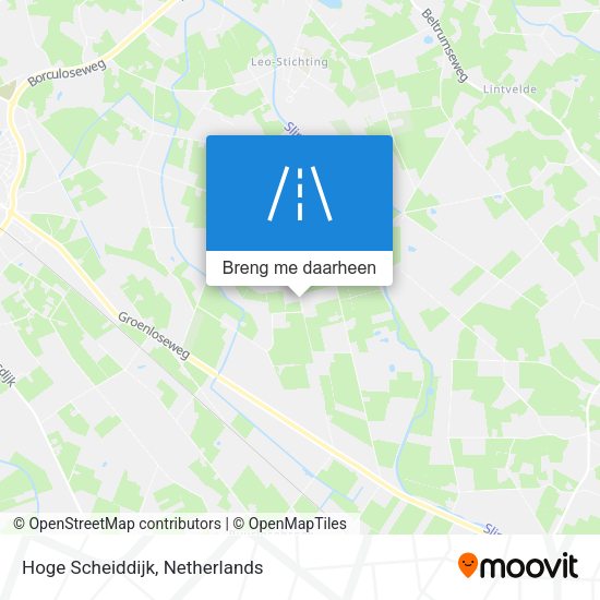 Hoge Scheiddijk kaart