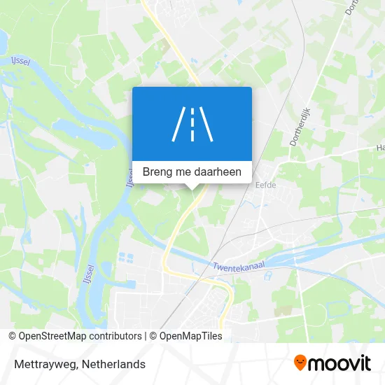 Mettrayweg kaart