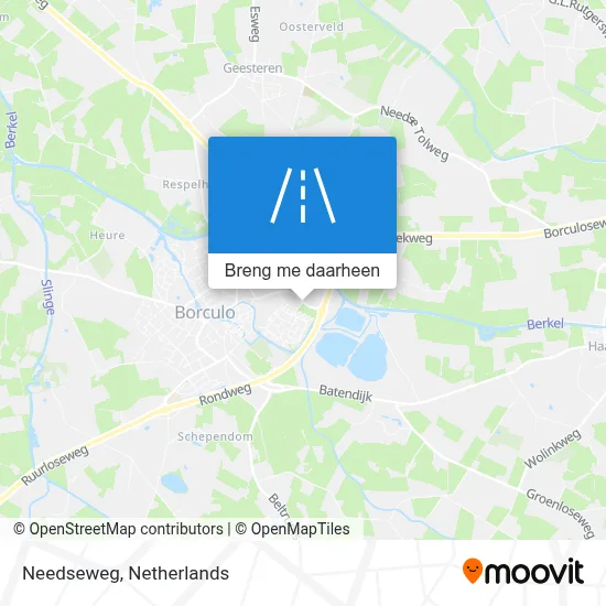 Needseweg kaart