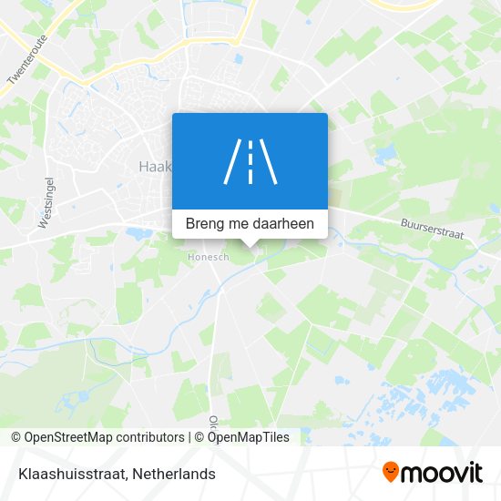 Klaashuisstraat kaart