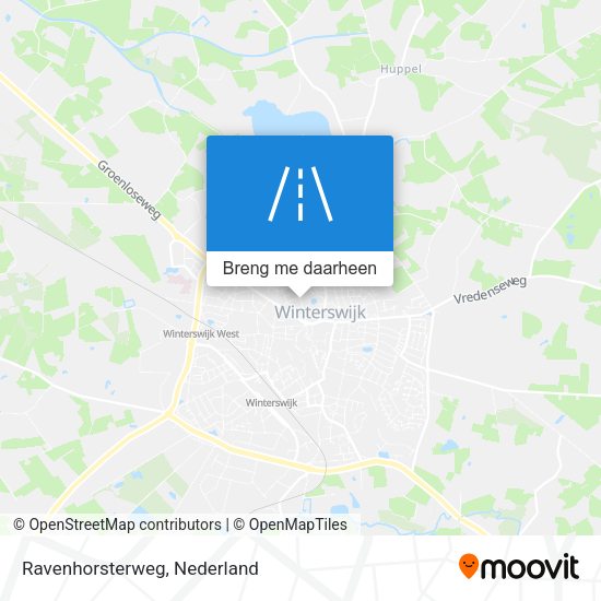Ravenhorsterweg kaart