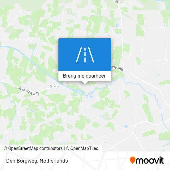 Den Borgweg kaart