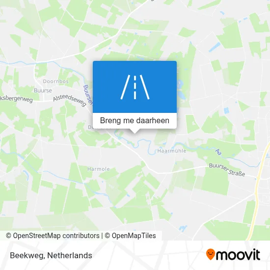Beekweg kaart